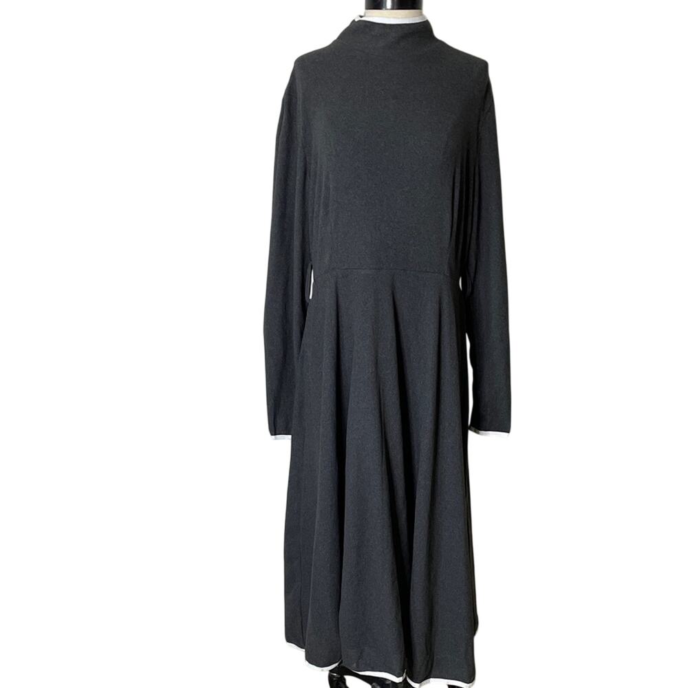 STYLEWE Charcoal Long Sleeve Dress